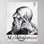 Portret van Horace portret van Scipio Poster (Voorkant)