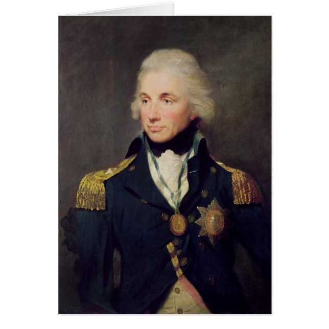 Portret van Horatio Nelson, Viscount Nelson (Voorkant)