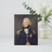 Portret van Horatio Nelson, Viscount Nelson Briefkaart (Staand voorkant)