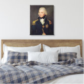 Portret van Horatio Nelson, Viscount Nelson Canvas Afdruk (Insitu (Slaapkamer))