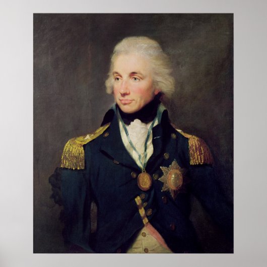 Portret van Horatio Nelson, Viscount Nelson Poster (Voorkant)