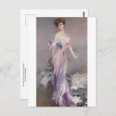 Portret van Howard Johnston door Boldini Briefkaart (Voorkant / Achterkant)