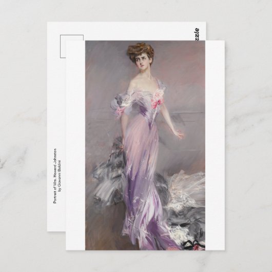 Portret van Howard Johnston door Boldini Briefkaart (Voorkant / Achterkant)