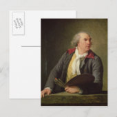Portret van Hubert Robert 1788 Briefkaart (Voorkant / Achterkant)