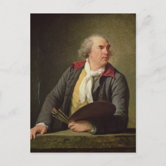 Portret van Hubert Robert 1788 Briefkaart (Voorkant)