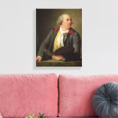Portret van Hubert Robert 1788 Canvas Afdruk (Insitu (Woonkamer))