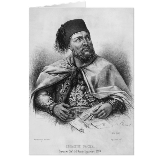 Portret van Ibrahim Pasha, 1840 (Voorkant)