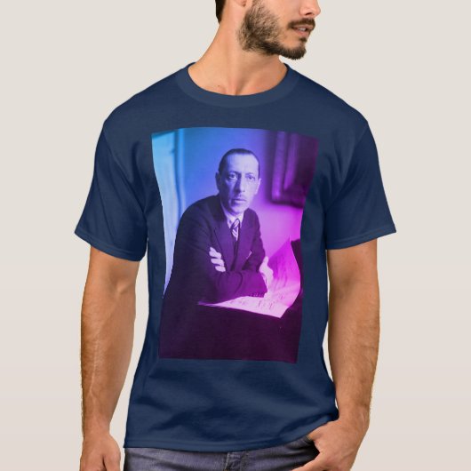 Portret van Igor Stravinsky T-shirt (Voorkant)