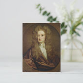 Portret van Isaac Newton 1702 Briefkaart (Staand voorkant)