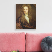 Portret van Isaac Newton 1702 Canvas Afdruk (Insitu (Woonkamer))