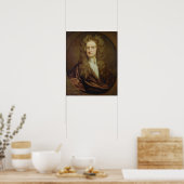 Portret van Isaac Newton 1702 Poster (Keuken)