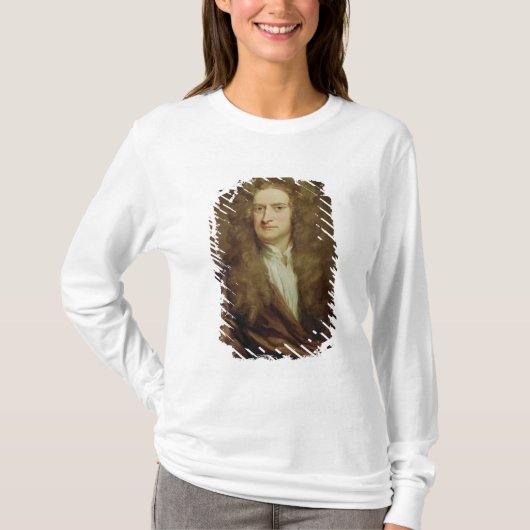 Portret van Isaac Newton 1702 T-shirt (Voorkant)