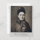 Portret van Isabella Bird Bishop Briefkaart (Voorkant / Achterkant)