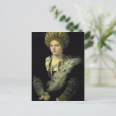 Portret van Isabella d'Este Briefkaart (Staand voorkant)