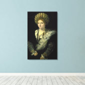 Portret van Isabella d'Este Canvas Afdruk (Insitu (Houten vloer))