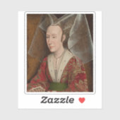 Portret van Isabella van Portugal Sticker (Vel)