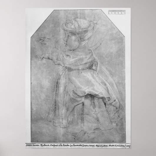 Portret van Isabelle Helene Rubenst Poster (Voorkant)