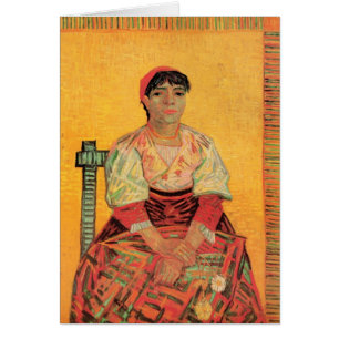 Portret van Italiaanse vrouw van Vincent van Gogh