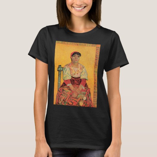 Portret van Italiaanse vrouw van Vincent van Gogh T-shirt (Voorkant)