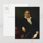 Portret van Ivan A. Krylov, 1832 Briefkaart (Voorkant / Achterkant)