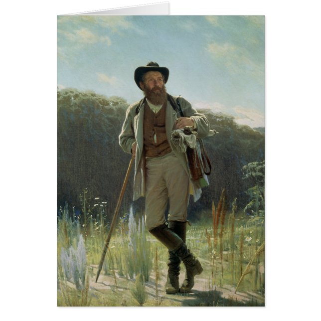 Portret van Ivan Ivanovich Shishkin, 1873 (Voorkant)