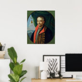 Portret van Ivan Mazepa Poster (Thuiskantoor)