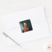 Portret van Ivan Mazepa Vierkante Sticker (Envelop)
