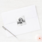 Portret van Ivan Turgenev Vierkante Sticker (Envelop)