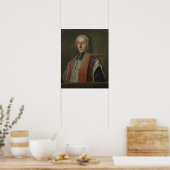 Portret van Jacques Denis Cochin Poster (Keuken)