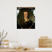 Portret van Jacques Pierre Brissot Poster (Keuken)