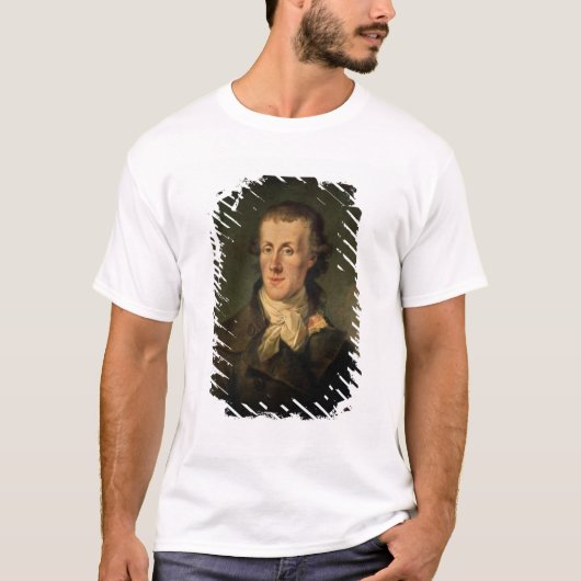Portret van Jacques Pierre Brissot T-shirt (Voorkant)