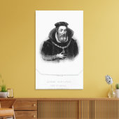 Portret van James Hamilton 2nd Earl of Arran Canvas Afdruk (Insitu (Woonkamer))