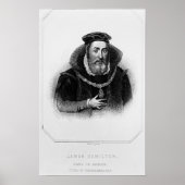 Portret van James Hamilton 2nd Earl of Arran Poster (Voorkant)