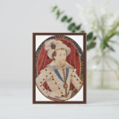 Portret van James I, koning van Engeland, ovaal va Briefkaart (Staand voorkant)