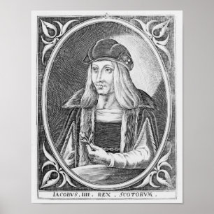 Portret van James IV van Schotland Poster