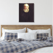 Portret van James Prescott Joule Canvas Afdruk (Insitu (Slaapkamer))