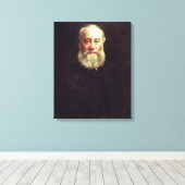 Portret van James Prescott Joule Canvas Afdruk (Insitu (Houten vloer))
