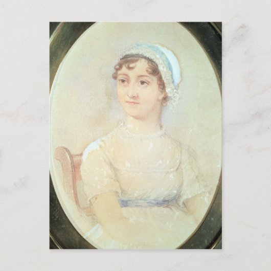 Portret van Jane Austen Briefkaart (Voorkant)