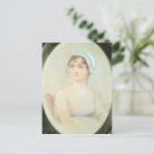 Portret van Jane Austen Briefkaart (Staand voorkant)