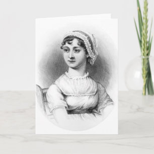 Portret van Jane Austen Kaart