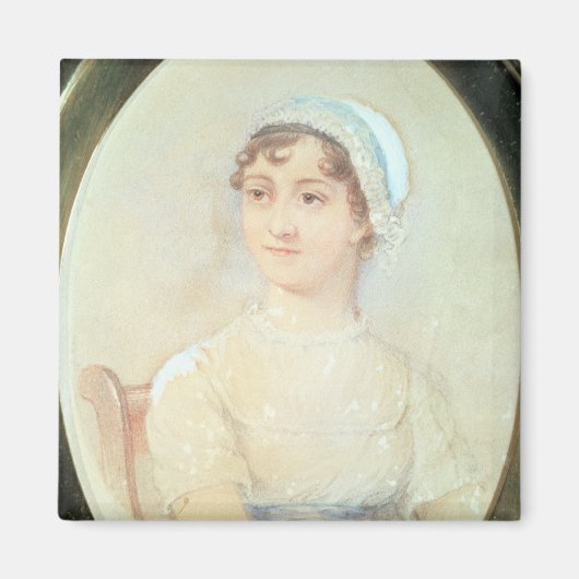 Portret van Jane Austen Magneet (Voorkant)