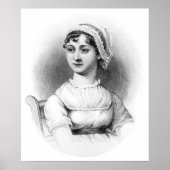 Portret van Jane Austen Poster (Voorkant)