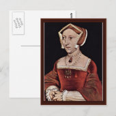 Portret van Jane Seymour, koningin van Engeland Briefkaart (Voorkant / Achterkant)