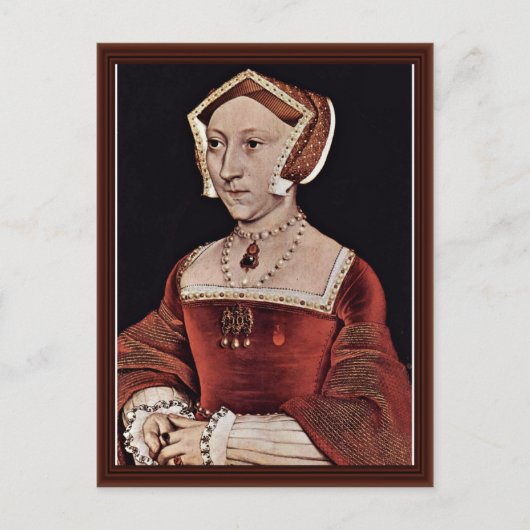 Portret van Jane Seymour, koningin van Engeland Briefkaart (Voorkant)