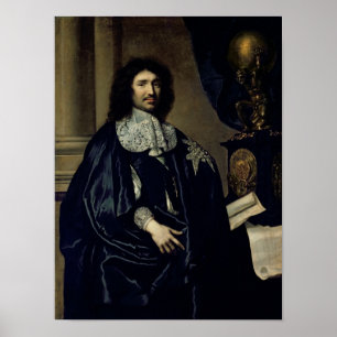 Portret van Jean-Baptiste Colbert de Torcy 1666 Poster