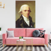 Portret van Jean-Baptiste de Monet Canvas Afdruk (Insitu (Woonkamer))