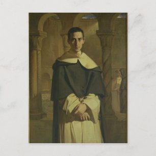 Portret van Jean Baptiste Henri Lacordaire Briefkaart