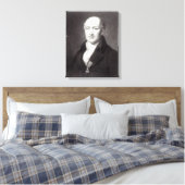 Portret van Jean Baptiste Joseph Delambre Canvas Afdruk (Insitu (Slaapkamer))