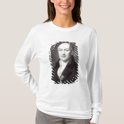 Portret van Jean Baptiste Joseph Delambre T-shirt (Voorkant)
