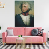 Portret van Jean Baptiste Kleber 2 Canvas Afdruk (Insitu (Woonkamer))